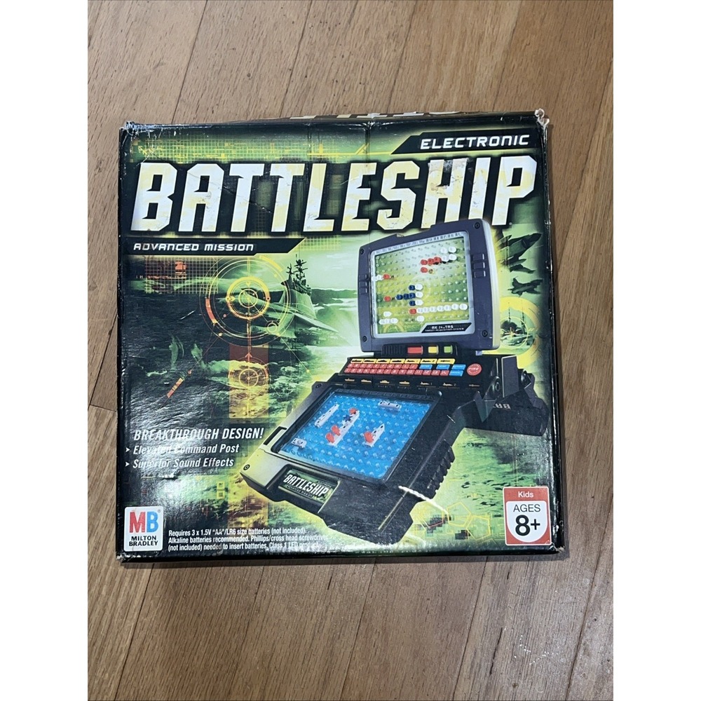 Electronic Battleship: Advanced Mission (2005, Hasbro) CIB Complete Tested Works